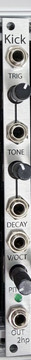 Kick is a bass drum synthesizer with a dramatic timbral range.