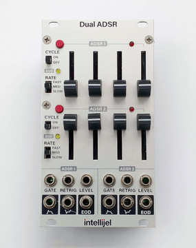 The Dual ADSR contains two ADSR (Attack Decay Sustain Release) envelope generators modelled after those found on many classic synthesizers.