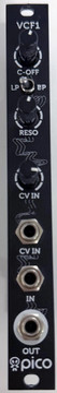 Erica Synths Pico VCF1 is a younger brother to the Erica Black Polivoks VCF, designed on similar topology using rare Russian opamps.