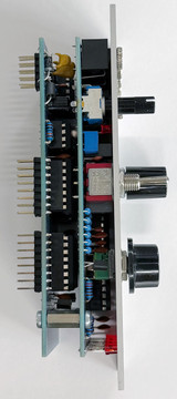 The Turing Machine makes music for you. It's a binary sequencer, based around a 16 bit memory circuit called a shift register.