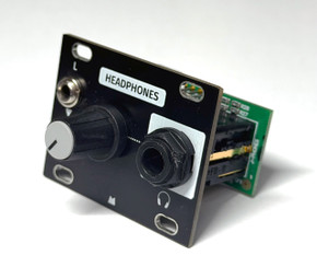 This is a simple 1U module designed to allow the monitoring of a system using headphones.