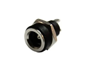 DC Power Jack, All-Plastic, Unswitched (2.1 mm)
