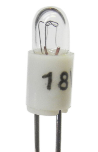 Lamp, 18 Volt/.026 amp, Bi-pin