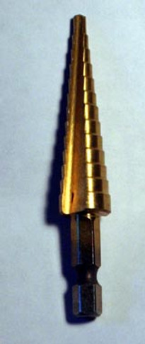 Step Drill Bit - 1/8" to 1/2"