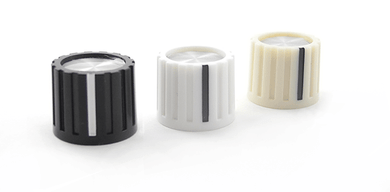 Vertical Knurl Silver Center for Knurled Shaft