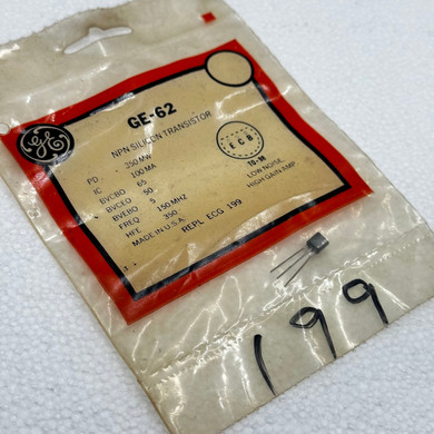GE GE-62 NPN Silicon Transistor - R&R