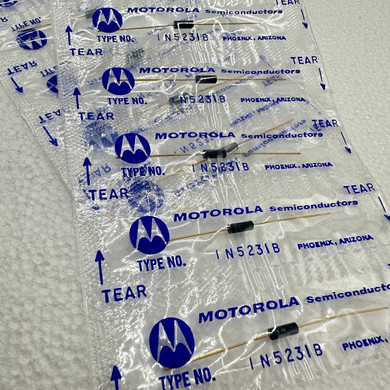1N5231B 5.1V Zener Diode, Motorola