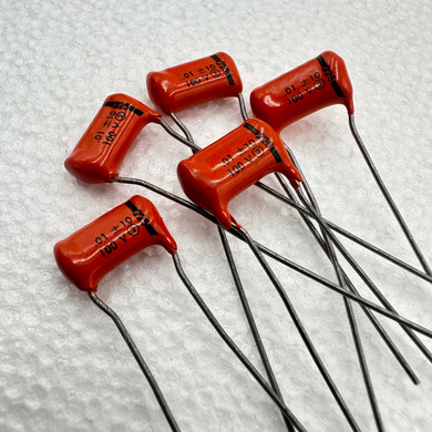 Sprague Orange Drop 225P .01uf 100v 10% Metal Film Capacitor 10nf