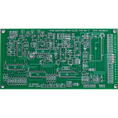 MFOS 16 Step Quantized Vari-Clock PCB