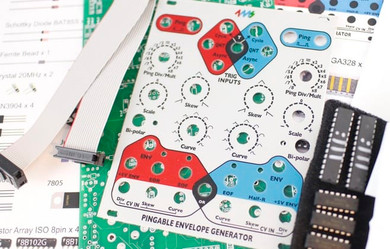 Image of 4ms Pingable Envelope Generator Kit with silver panel