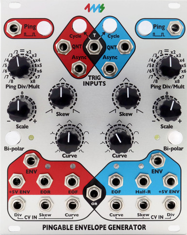 Image of 4ms Pingable Envelope Generator with silver panel