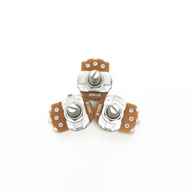 Alpha 24mm Vertical Potentiometer (15mm Knurled T18 Shaft Solder Lug)