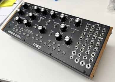 Moog Mother-32 Semi-Modular Analog Synthesizer w/Analog Case (Certified pre-owned)