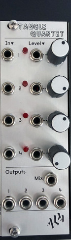 ‘Tangle Quartet’ is a high quality quad linear voltage controlled amplifier (VCA.)