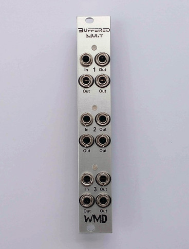 WMD Buffered Mult -  A clean, efficient 3-channel buffered multiple for your modular setup.