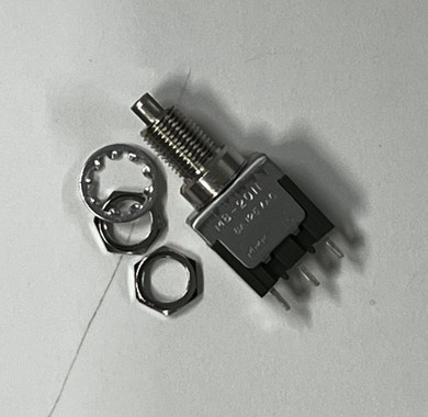Pushbutton Switch Board Mount SPDT ON-(ON) Lug