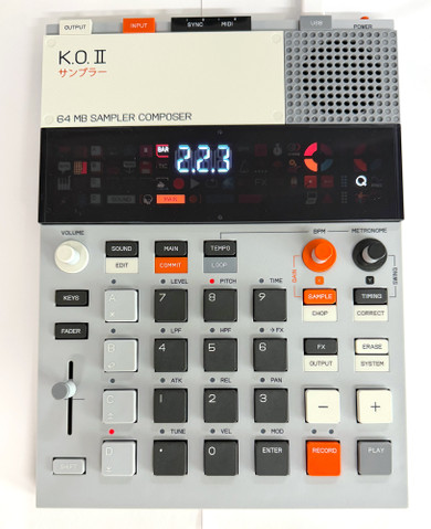 EP–133 K.O. II is a powerful sampler, sequencer and composer.