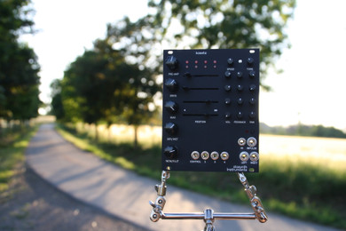 Kaseta is a multi-purpose module inspired by reel-to-reel tape machines.