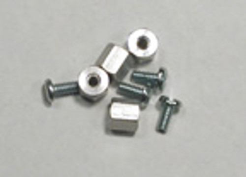 Board Mounting Hdw - Aluminum, 1/4" - Bag of 4