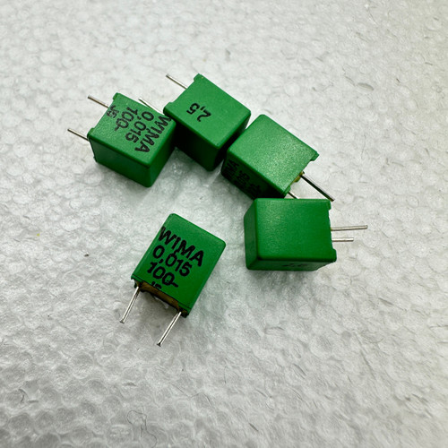 2 PACK WIMA FKP2 .015uf 100V 2.5% Polypropylene Film Foil Capacitors 15nf