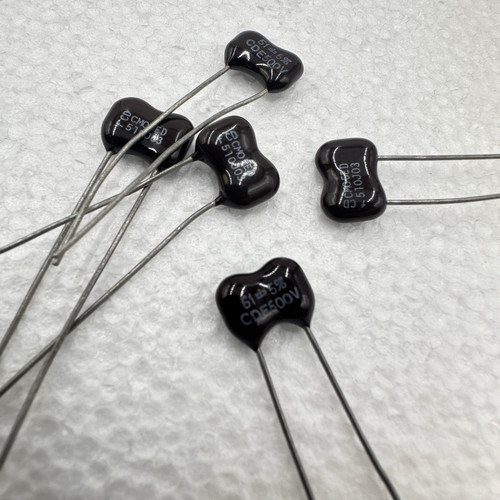 51pf 500v 5% Silver Mica Capacitors CDE .051nf