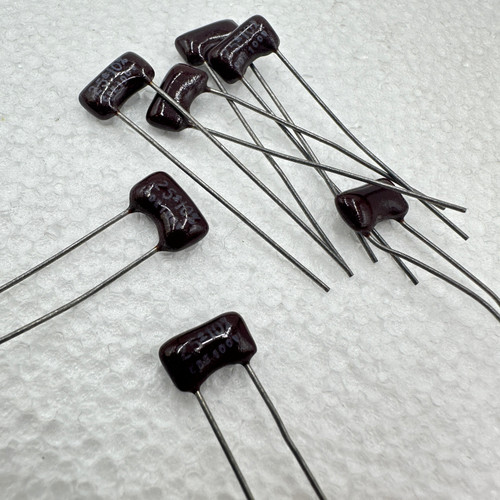 25pf 100v 10% Silver Mica Capacitors CDE .025nf