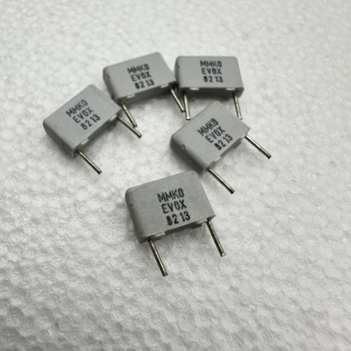 5 PACK EVOX MMK .18uf 100V 5% Metallized Polyester Film Capacitors 180nf