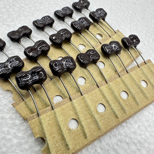 5 PACK 1000pf 100v 5% Silver Mica Capacitors CD 1nf .001uf
