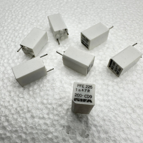 1n47 RIFA PFE225 Radial Polystyrene Foil Capacitor 200V 1.25% 1n5 1.5nf .0015uf
