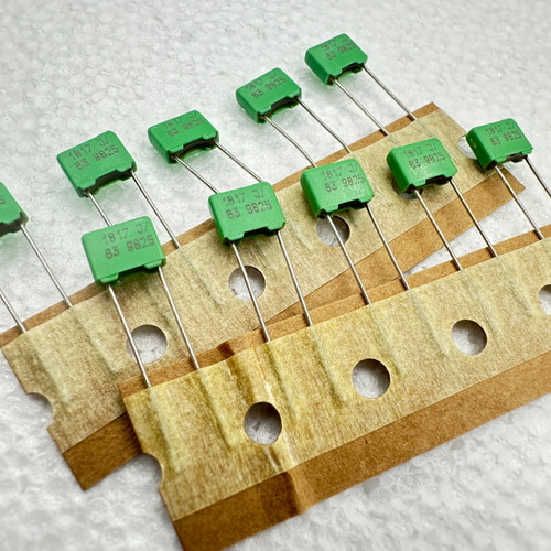 5 PACK ERO .12uf 63v 5% MKT1817 Metallized Polyester Film Capacitors 120nf
