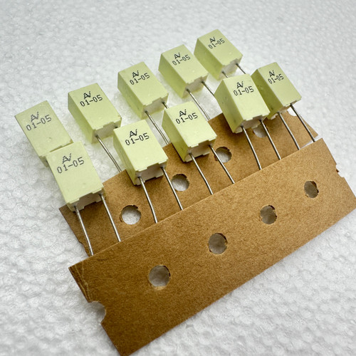 10 PACK Arcotronics 1uf 100V 5% Metallized Polyester Capacitor 1000nf