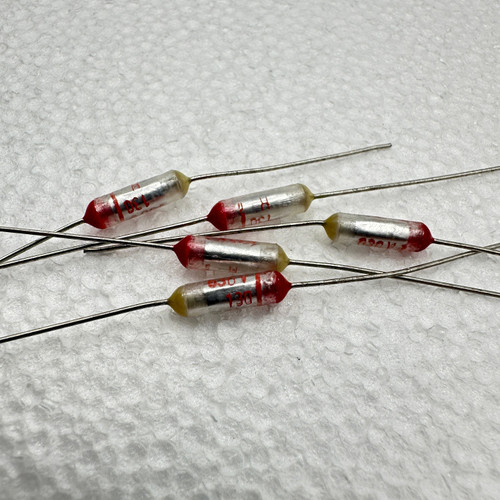 130pf Axial Polystyrene Capacitor 630V 3% .13nf