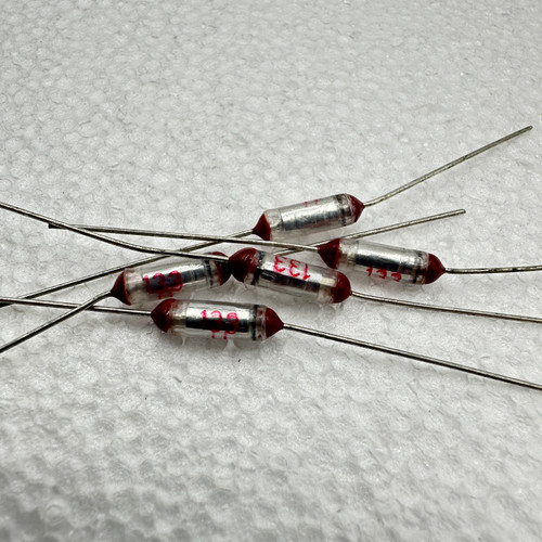 133pf Axial Polystyrene Capacitor 630V 3% .13nf