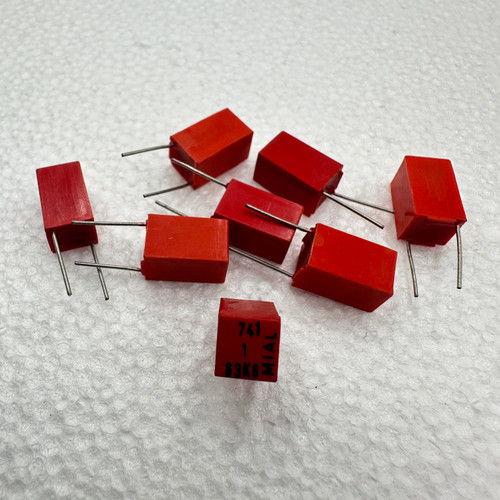 741pf MIAL 605 Radial Polystyrene Foil Capacitor 63V 1% .741nf
