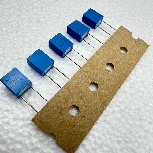 5 PACK BC Components MKP419 .0082uf 400V 2% Metallized Polypropylene Film Capacitors 8n2 8.2nf 8200pf