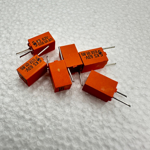 3256pf Siemens B31531 Radial Polystyrene Foil Capacitor 63V 1% 3.3nf 3n3 .0033uf