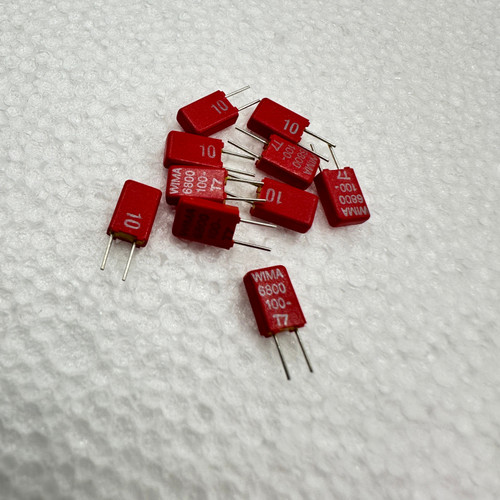 10 PACK WIMA MKS02 .0068uf 100V 10% Metallized PET Capacitors 6n8 6.8nf 6800pf
