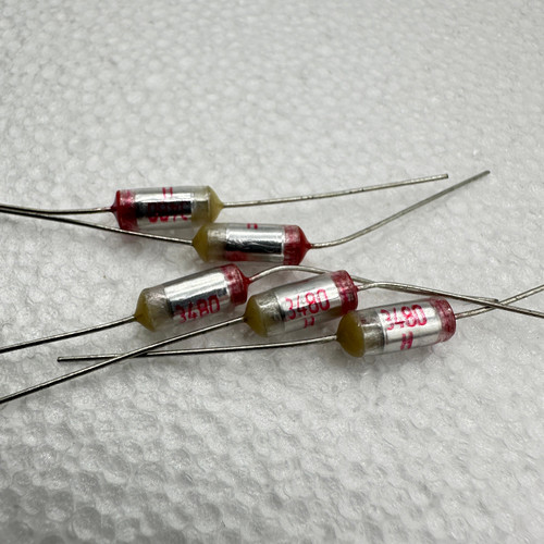 3480pf 3.5nf Axial Polystyrene Capacitor 160V 3% 3n5 .0035uf