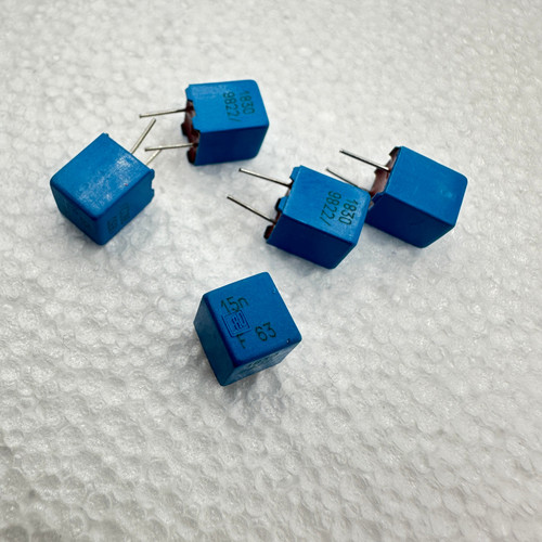 5 PACK KP1830 Roederstein 15n .015uf 63v 1% Polypropylene Film Foil Capacitors .015uf