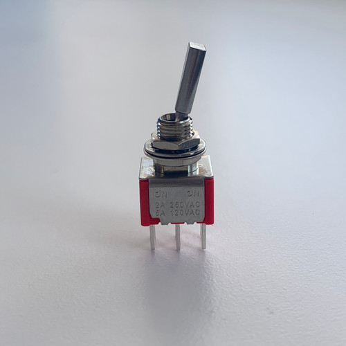 Mini Toggle PC PIN DPDT ON-ON PADDLE