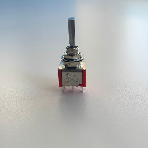 Mini Toggle Lug DPDT ON-OFF-ON PADDLE