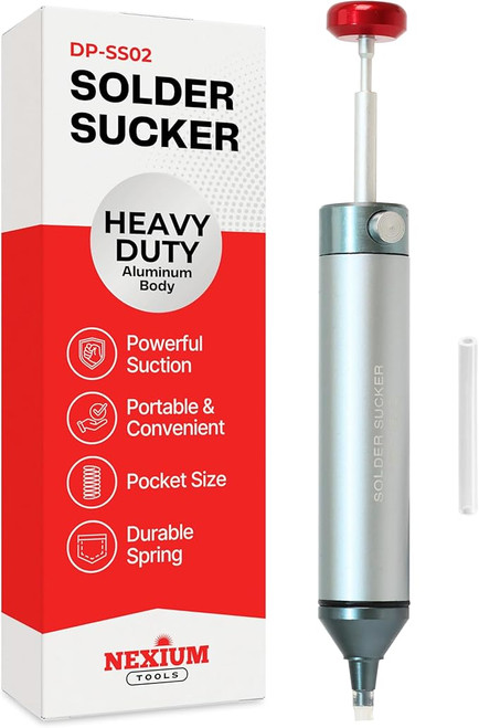 Solder Sucker Aluminum w/Flex Tip