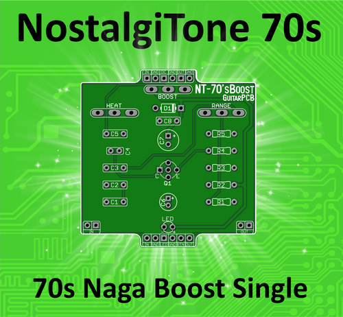 Image of GuitarPCB Nostalgitone 70s Boost (Naga Boost)