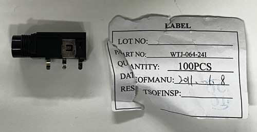 1/4" Jack Stereo Low-Profile PC Mount