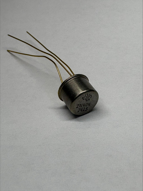 2N404 PNP Germanium Transistor Texas Instruments Gold Lead