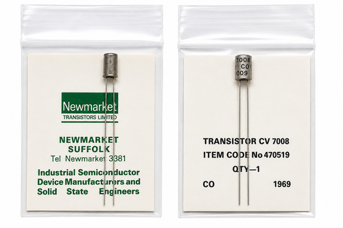 Newmarket CV7008/GET106 PNP Germanium Transistor NOS