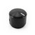 Aluminum Knob, Large, Black