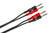 Stereo Interconnect Dual 1/4 in TRS to Same