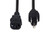 Power Cord 18 AWG, IEC C13 to NEMA 5-15P
