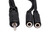 Y Cable 3.5 mm TRS to Dual 3.5 mm TRSF